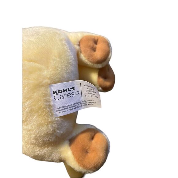 Kohls Cares Toy's & Hobbies Yellow Alyssa Satin Capucilli Plush Dog Biscuit 10" - Picture 6 of 8